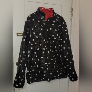 Like New! Disney Minnie Mouse Reversible Lightweight Puffer Jacket Size XL